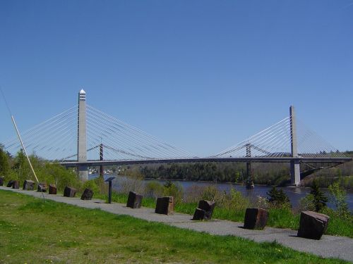 Tiltas, Vanduo, Maine, Vaizdingas, Šalis, Kabelis Tiltas, Lauke