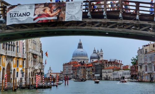 Tiltas, Pagal, Vaizdas, Venecija, Kanalas, Valtys, Italy