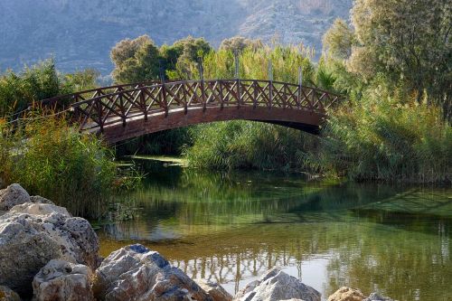 Tiltas, Vandenys, Gamta, Upė, Kelionė, Medis, Crete