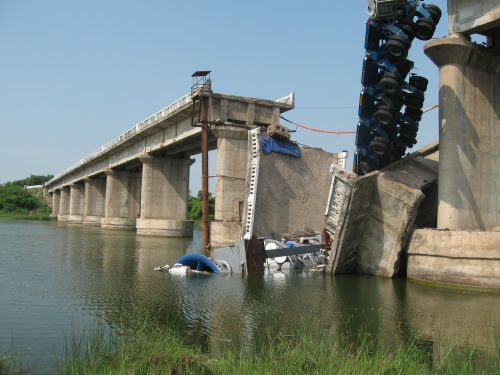 Tiltas, Žlugti, Žalą, Tilto Žlugimas, Shetrunji Upės Tiltas, Nelaimė, Avarija, Indija
