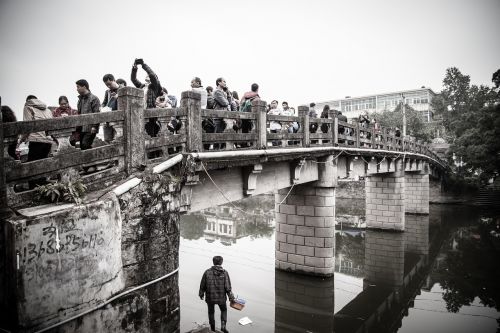 Tiltas,  Žmogus,  Kinija,  Be Honoraro Mokesčio