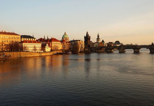Tiltas,  Praha,  Čekija,  Upė,  Vandens,  Miestas,  Miestovaizdis,  Kelionė,  Architektūra,  Bokštai,  Panorama