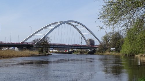 Tiltas,  Upė,  Monolitinis Dalis Vandenyse,  Dangus,  Architektūra