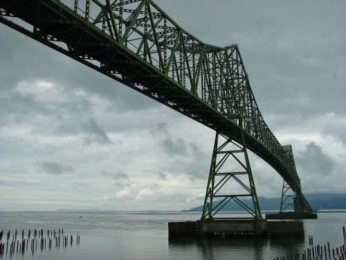Tiltas, Kolumbijos Upė, Oregonas, Vašingtonas, Astoria