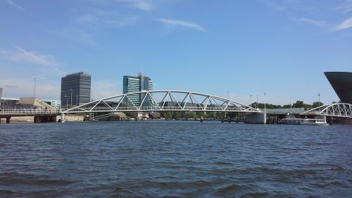 Tiltas, Amsterdamas, Vanduo, Vasara