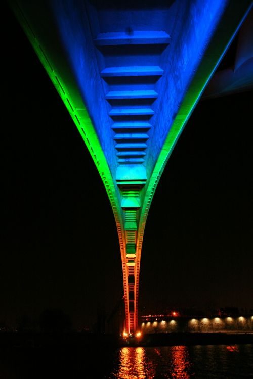 Tiltas, Naktinis Vaizdas, Naktinis Vaizdas Į Seulą, Han Upė, Korėjos Respublika, Korėja, Naktis