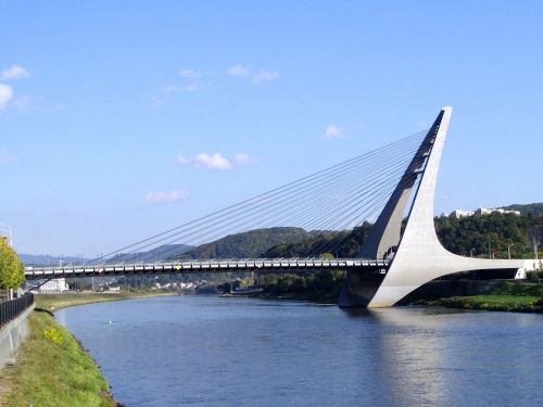 Tiltas, Kabantis Tiltas, Pakaba, Gabenimas, Upė, Perėjimas, Architektūra, Mariansky, Ústí Nad Labem, Čekija