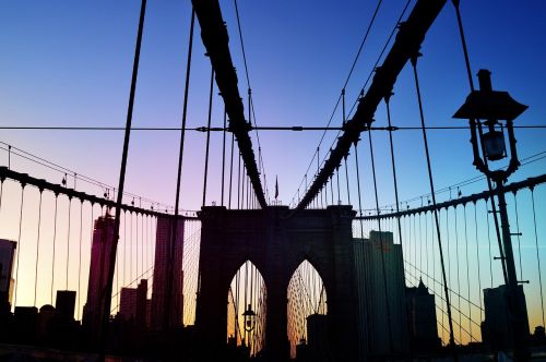 Tiltas, Brooklynas, Niujorkas, Horizonto Linija, Išsinuomoti Automobilį