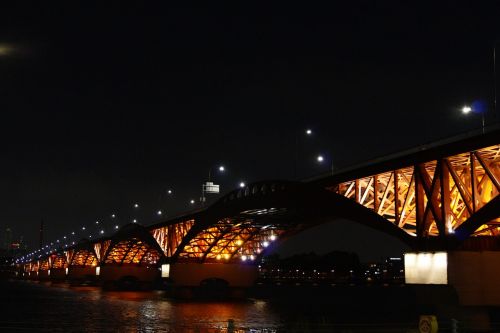 Tiltas,  Sidabrinis Tiltas,  Švytėjimas,  Naktinis Vaizdas