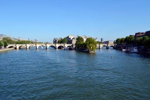 Tiltas, Paris, Upė, France