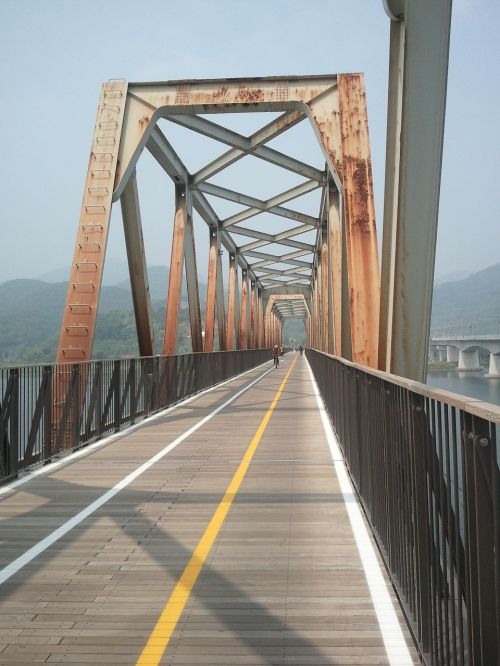 Tiltas, Geležinkelio Tiltas, Ėsdintos Kojos, Dviračių Trasa, Korėjos Respublika