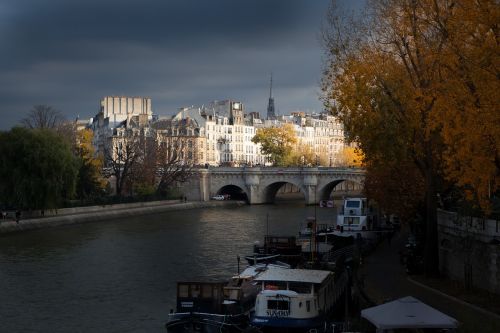 Tiltas, Saulėlydis, Paris