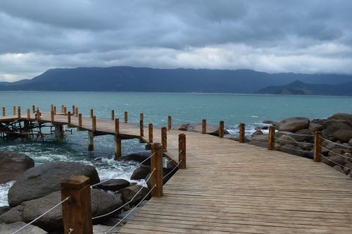 Tiltas, Prieplauka, Ilhabela, Mar, Gamta