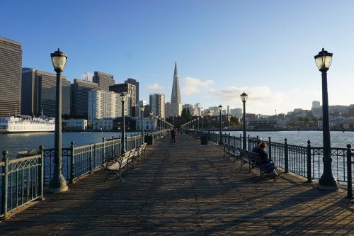 Tiltas, San Franciskas, Saulėlydis