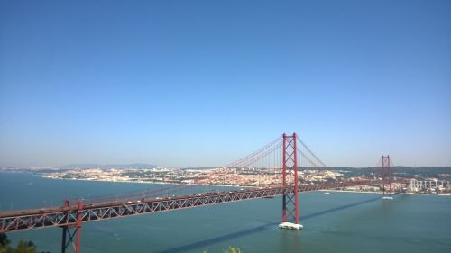 Tiltas, Tiltas Balandžio 25, Lisbonas, Vanduo, Puiku, Didelis Miestas, Puikus Tiltas
