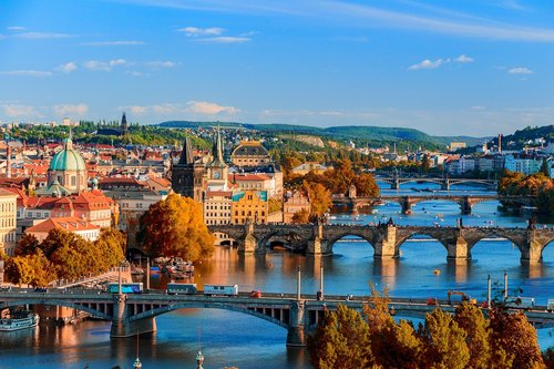 Tiltai,  Praha,  Čekija,  Vandens,  Miestas,  Miestas,  Miestovaizdis,  Architektūra,  Upė,  Panorama,  Miesto