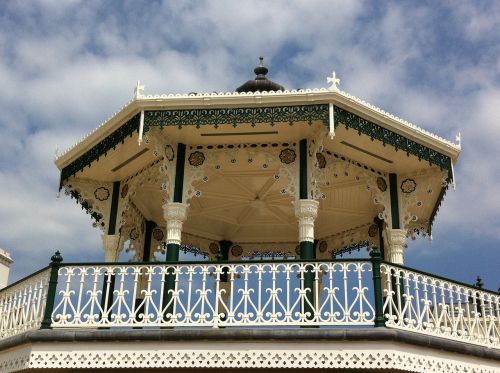 Ryškus, Sussex, Uk Bandstand, Architektūra, Victorian