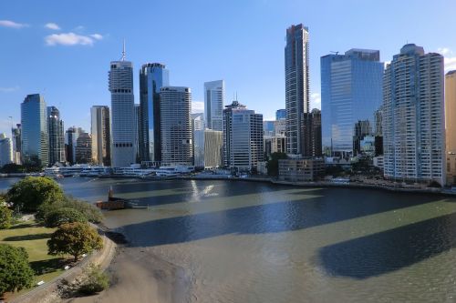 Brisbane, Upė, Queensland, Australia, Panorama