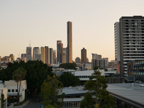 Brisbane, Saulėlydis, Miestas, Australia