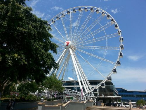 Brisbane, Ratas, Queensland, Turizmas, Pritraukimas, Southbank, Parklands