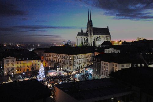 Brno, Čekų, Miestas, Europa, Senas, Architektūra, Viduramžių, Paminklas, Turizmas, Miestas, Istorija, Katedra, Kelionė