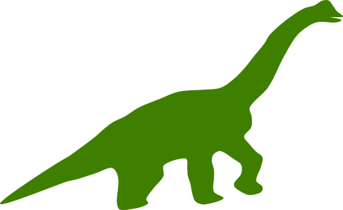 Brontosaurus, Dinozauras, Dino, Priešistorinis, Žalias, Gyvūnas, Išnykęs, Evoliucija, Paleontologija, Archeologija, Istorija, Padaras, Nemokama Vektorinė Grafika
