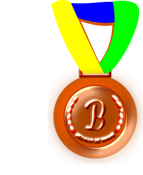 Bronza, Bronzinis Medalis, Medalis, Nemokama Vektorinė Grafika