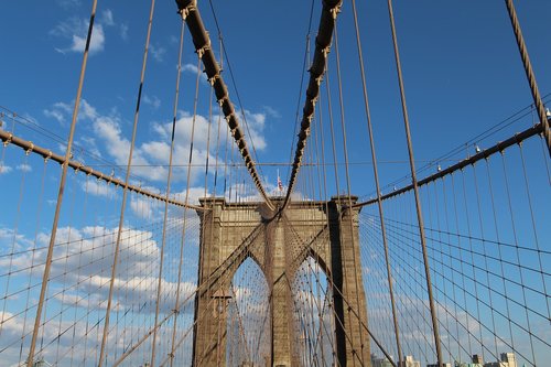 Brooklyn,  Tiltas,  Pėsčiomis,  Nyc,  Manhattan,  Jav,  Miestas,  Orientyras