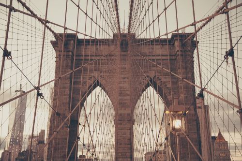 Brooklynas, Tiltas, Architektūra, Niujorkas, Miestas, Miesto
