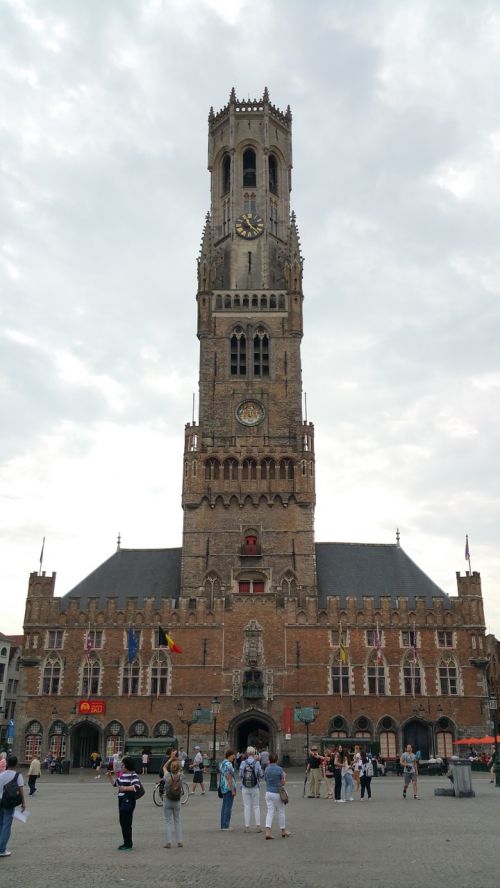 Bruges, Belgija, Kanalas, Brugge, Viduramžių, Orientyras, Varpinė