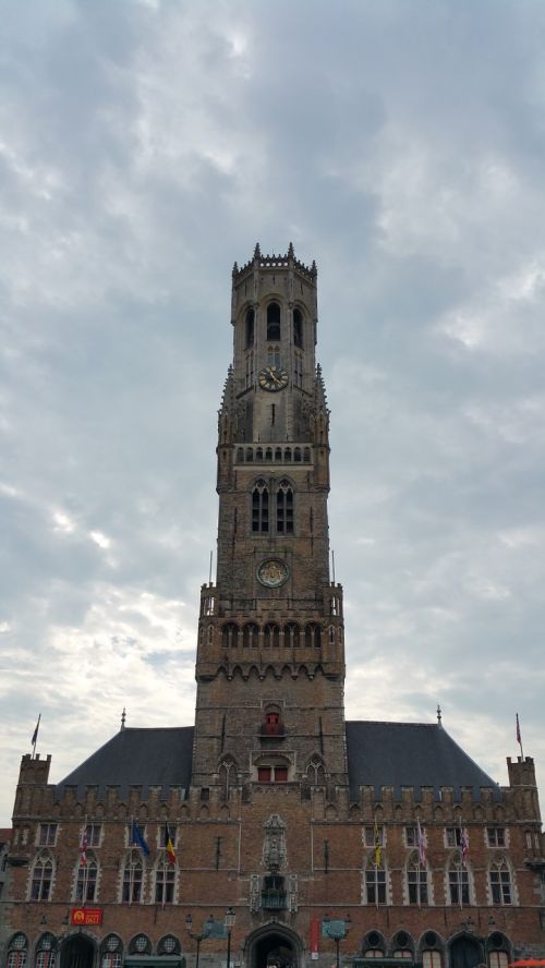 Bruges, Belgija, Kanalas, Brugge, Viduramžių, Orientyras, Varpinė