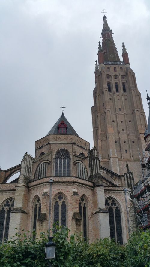 Bruges, Belgija, Kanalas, Brugge, Viduramžių, Orientyras, Bažnyčia