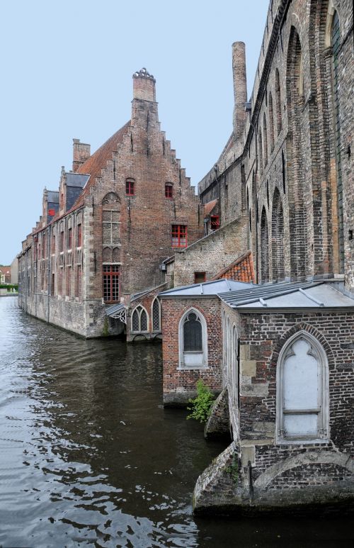 Bruges, Kanalas, Vanduo, Belgija, Viduramžių Miestas, Šiaurės Venecija, Turizmas, Turistinis