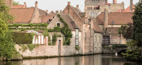 Bruges, Belgija, Kanalas, Kanalai, Istoriškai, Romantiškas, Lankytinos Vietos