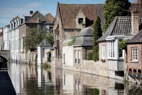 Bruges, Kanalas, Viduramžių, Namai, Miestas