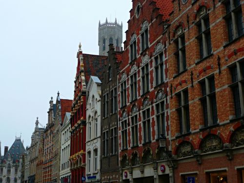 Bruges, Brugges, Belgija, Miestas, Architektūra, Pastatai, Spalvinga, Istorinis, Senamiestis, Miesto Centras