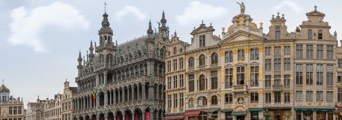 Briuselis, Grote Markt, Brussels Belgium, Belgija, Briuselio Panorama, Istorinis Centras, Miesto Centras, Architektūra