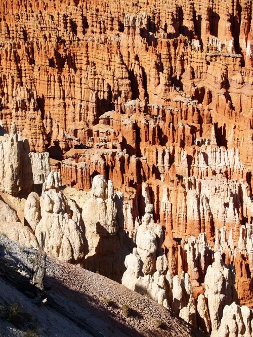 Bryce Canyon Nacionalinis Parkas, Utah, Usa, Erozija, Dykuma, Gamta, Kraštovaizdis, Turistų Atrakcijos, Pinnacles, Peizažas, Smėlio Akmuo, Raudona, Akmenys, Išplauta, Karštas, Sausas, Pietvakarių Usa