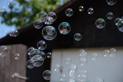 Burbuliukai,  Muilo Burbulas,  Burbulas,  Makro,  Šaltis