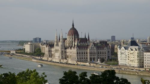 Budapas, Parlamentas, Węgryt, Danube, Upė