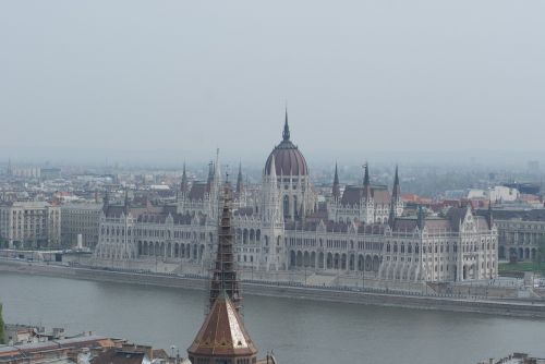 Budapest, Parlamentas, Danube, Upė, Miesto Panorama, Vengrija