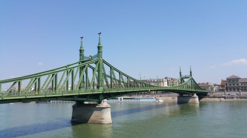 Budapest, Tiltas, Vengrija, Danube, Paminklas