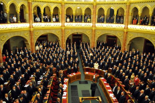 Budapest, Parlamentas, Vengrijos Parlamento Pastatas, Vengrija, Žmonės, Politikai, Viktor Orbán