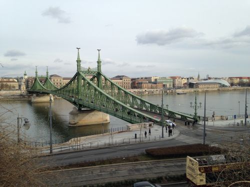 Budapest, Tiltas, Upė, Miestas, Vengrija, Architektūra, Ruduo, Kultūra, Diena, Istorija, Senas, Kelionė, Žalias