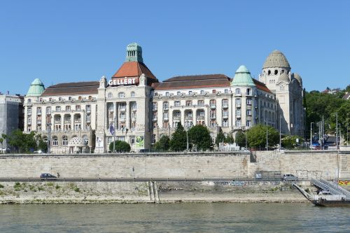 Budapest, Vengrija, Danube, Danube Banko, Upė, Gelerto Baseinas, Blogai, Istoriškai, Architektūra, Fasadas, Upės Kruizas