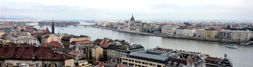 Budapest, Danube, Vengrija, Miestas, Panorama, Parlamentas, Miesto Kelionė, Upė