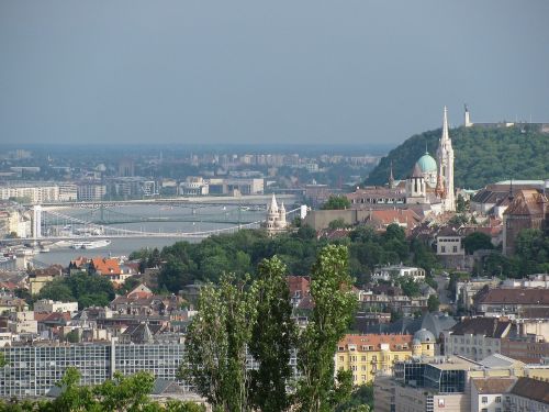 Budapest, Panorama, Tiltai, Danube