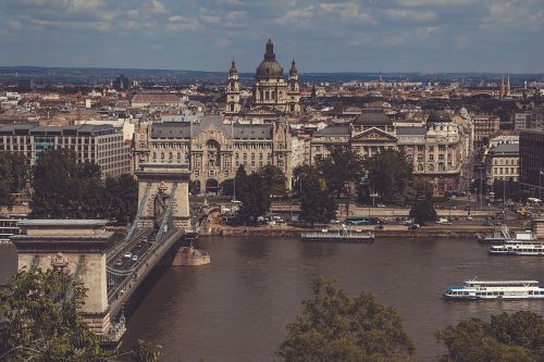 Budapest,  Tiltas,  Upė,  Europa