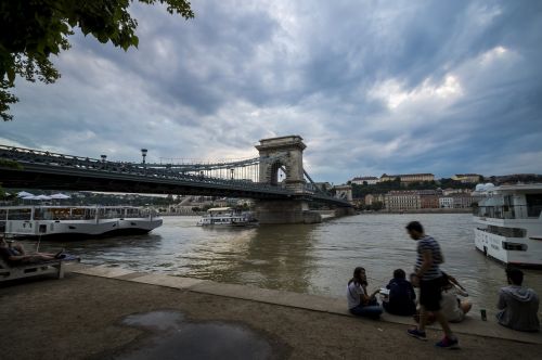 Budapest, Vengrija, Kapitalas, Miestas, Dangus, Miesto Panorama, Vaizdas, Kraštovaizdis, Tiltas