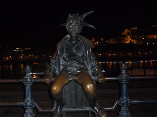Budapest, Skulptūra, Figūra, Vyras, Bronza, Sėdėti, Pirmininkas